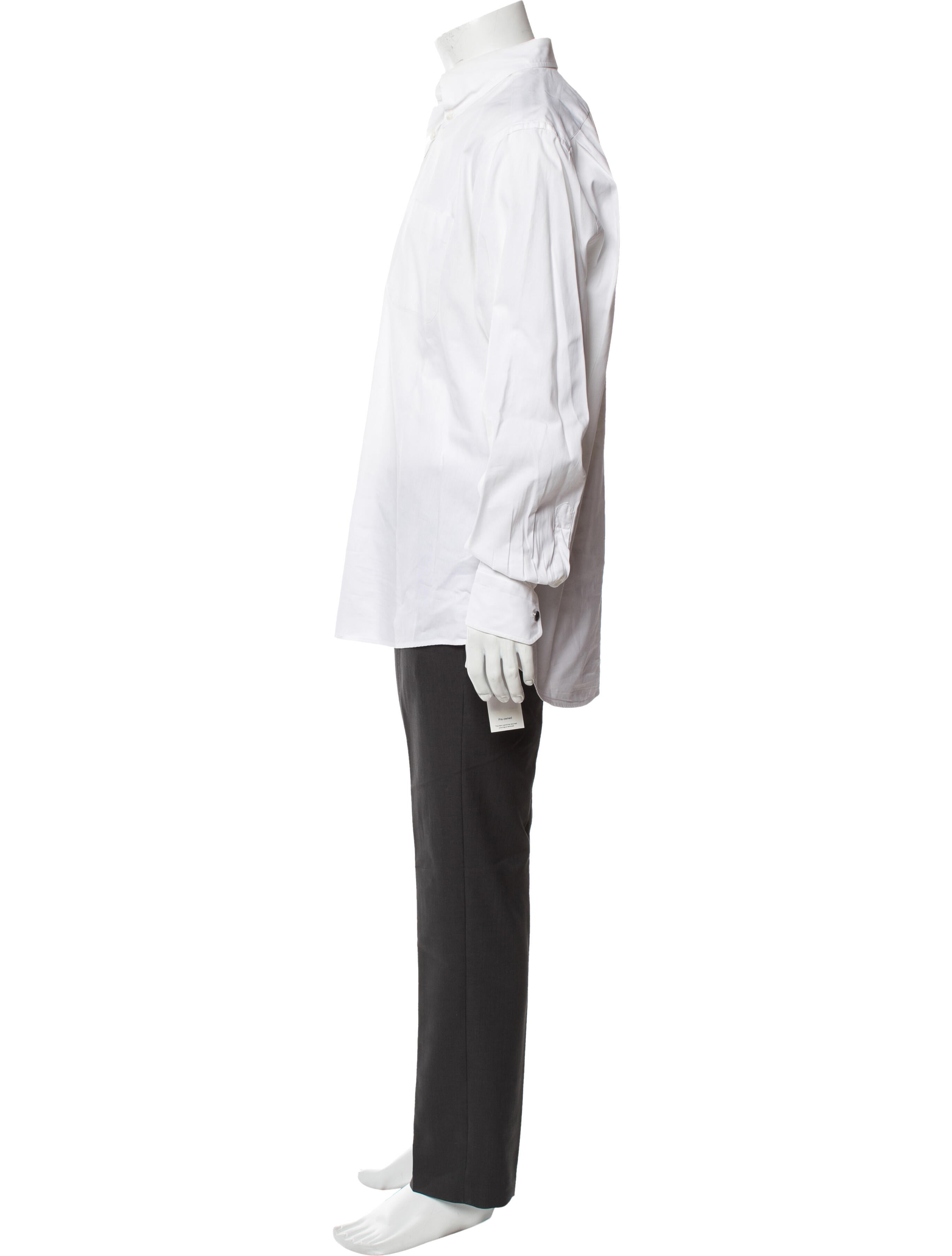 Hermès Long Sleeve Dress Shirt