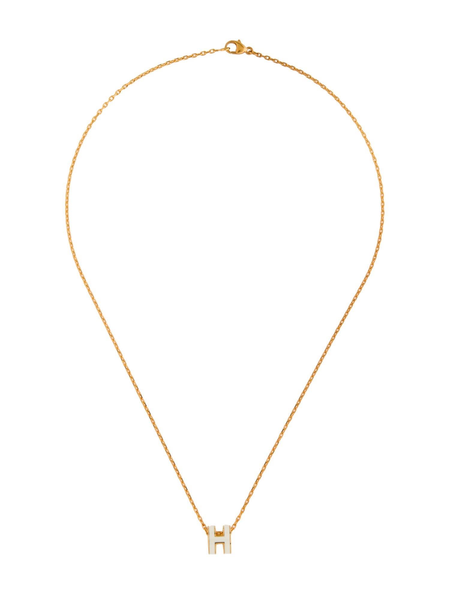 Hermès Mini Pop H Pendant Necklace