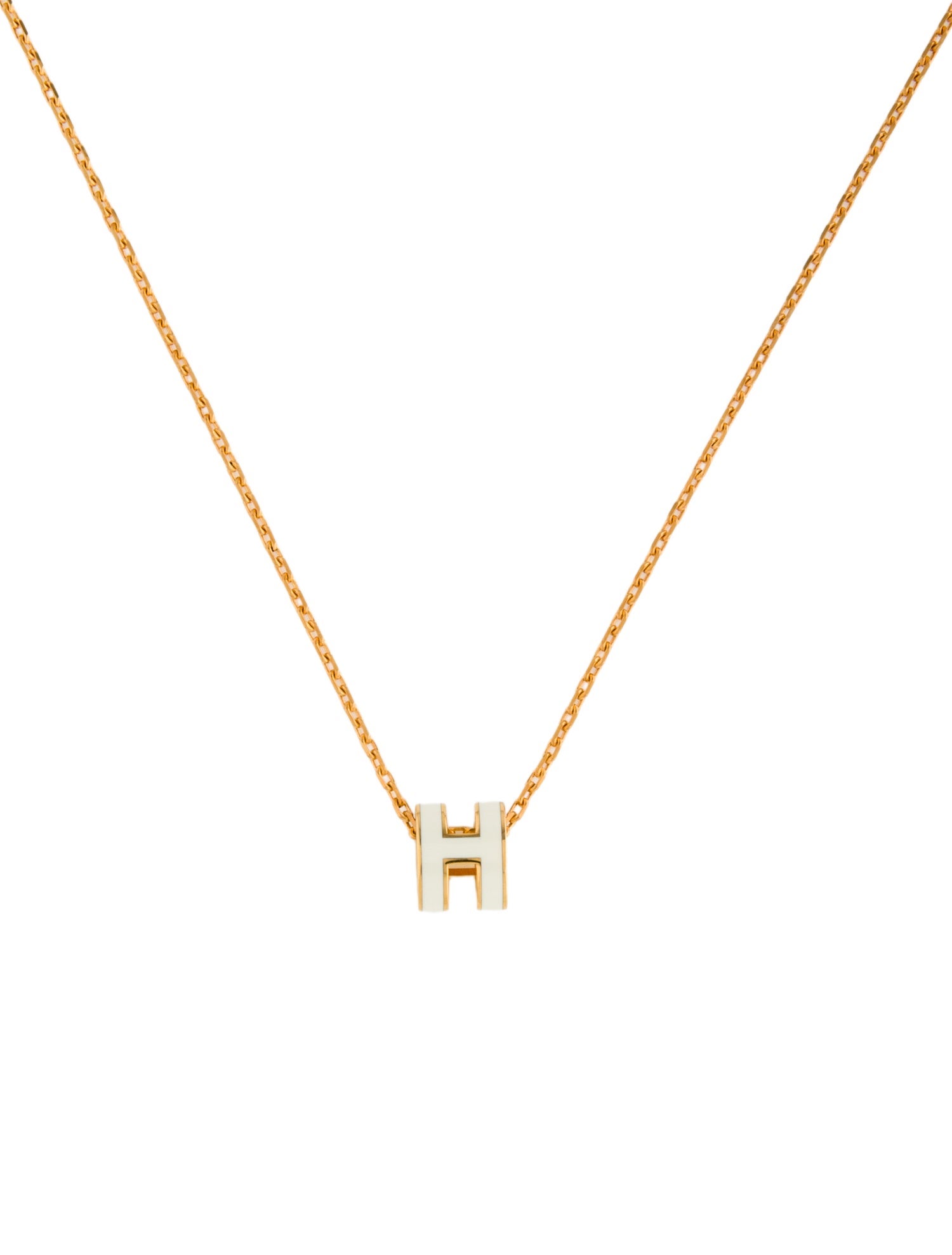 Hermès Mini Pop H Pendant Necklace