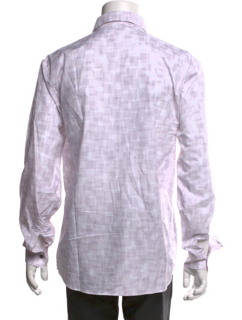 Hermès Printed Long Sleeve Dress Shirt