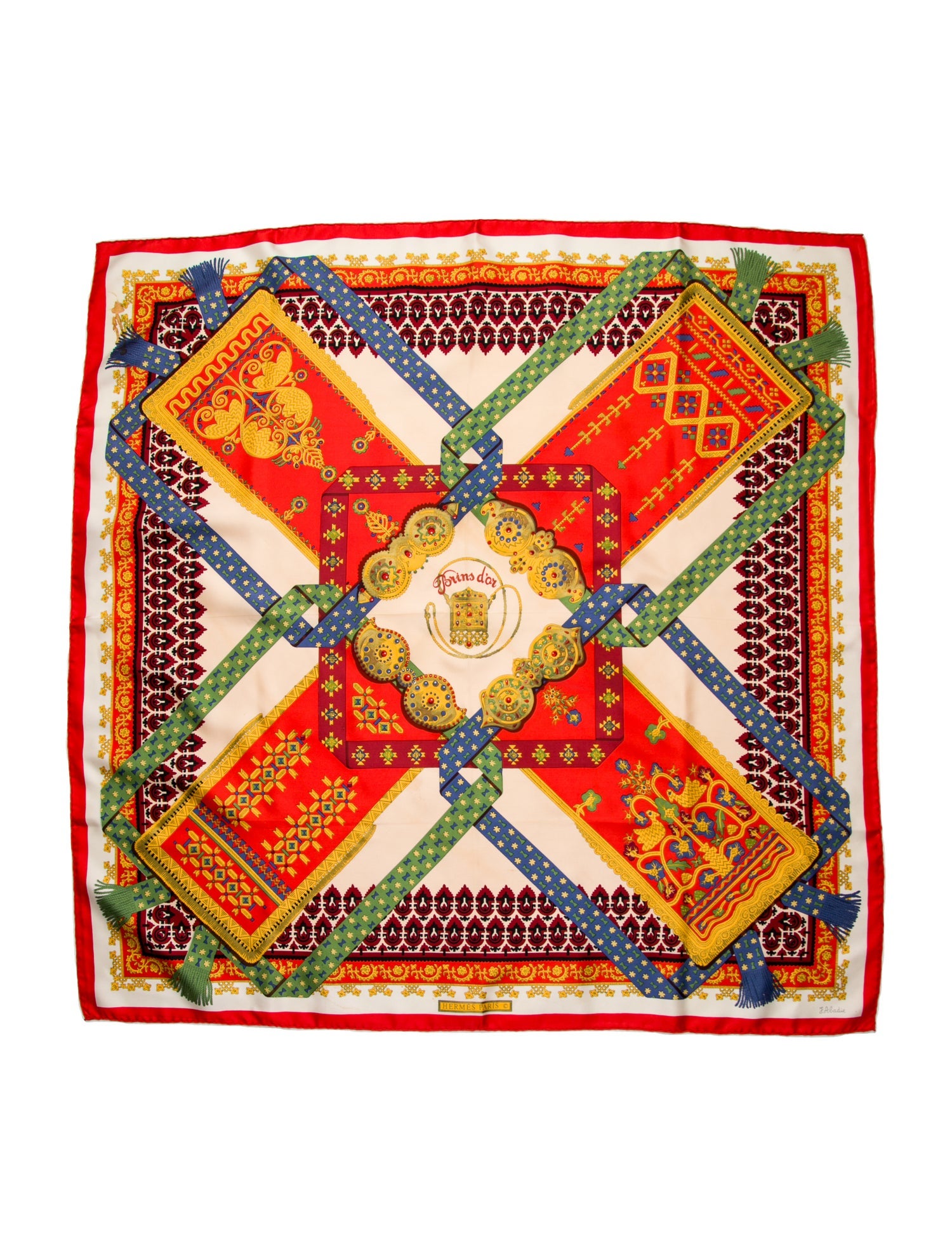 Hermès Brins d'Or Silk Scarf