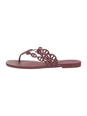 Hermès Island Rubber Slides