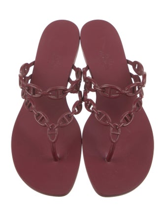 Hermès Island Rubber Slides