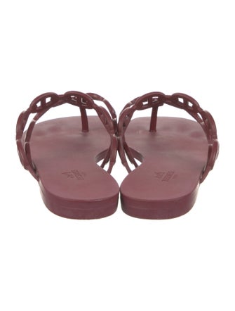 Hermès Island Rubber Slides