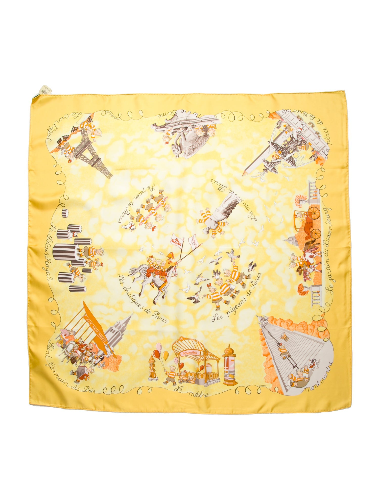 Hermès Les Triplés Silk Scarf w/ Tags