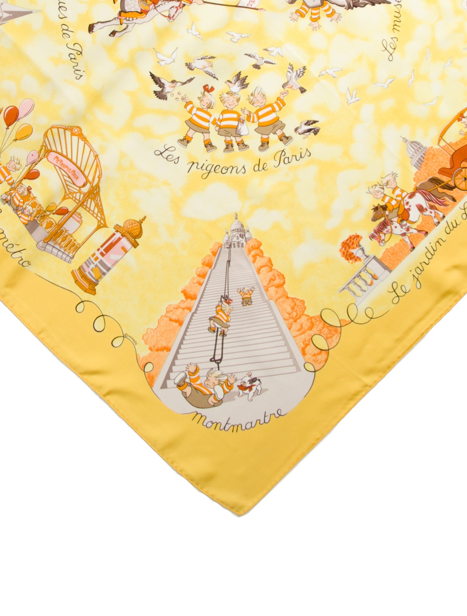 Hermès Les Triplés Silk Scarf w/ Tags