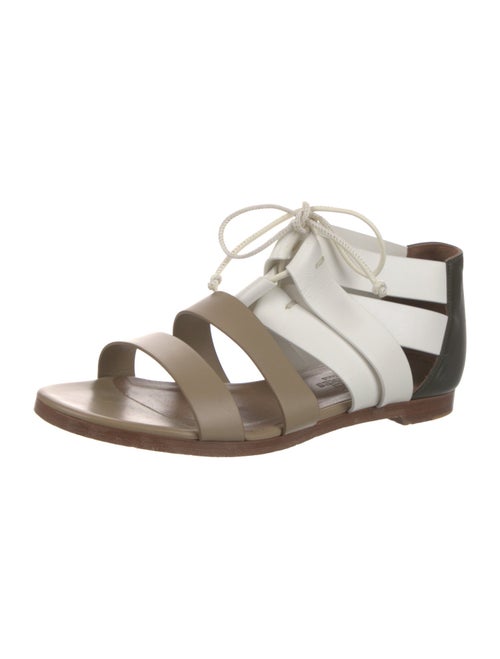 Hermès Kalas Leather Gladiator Sandals