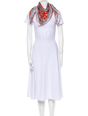 Hermès Gloria Soli Silk Scarf