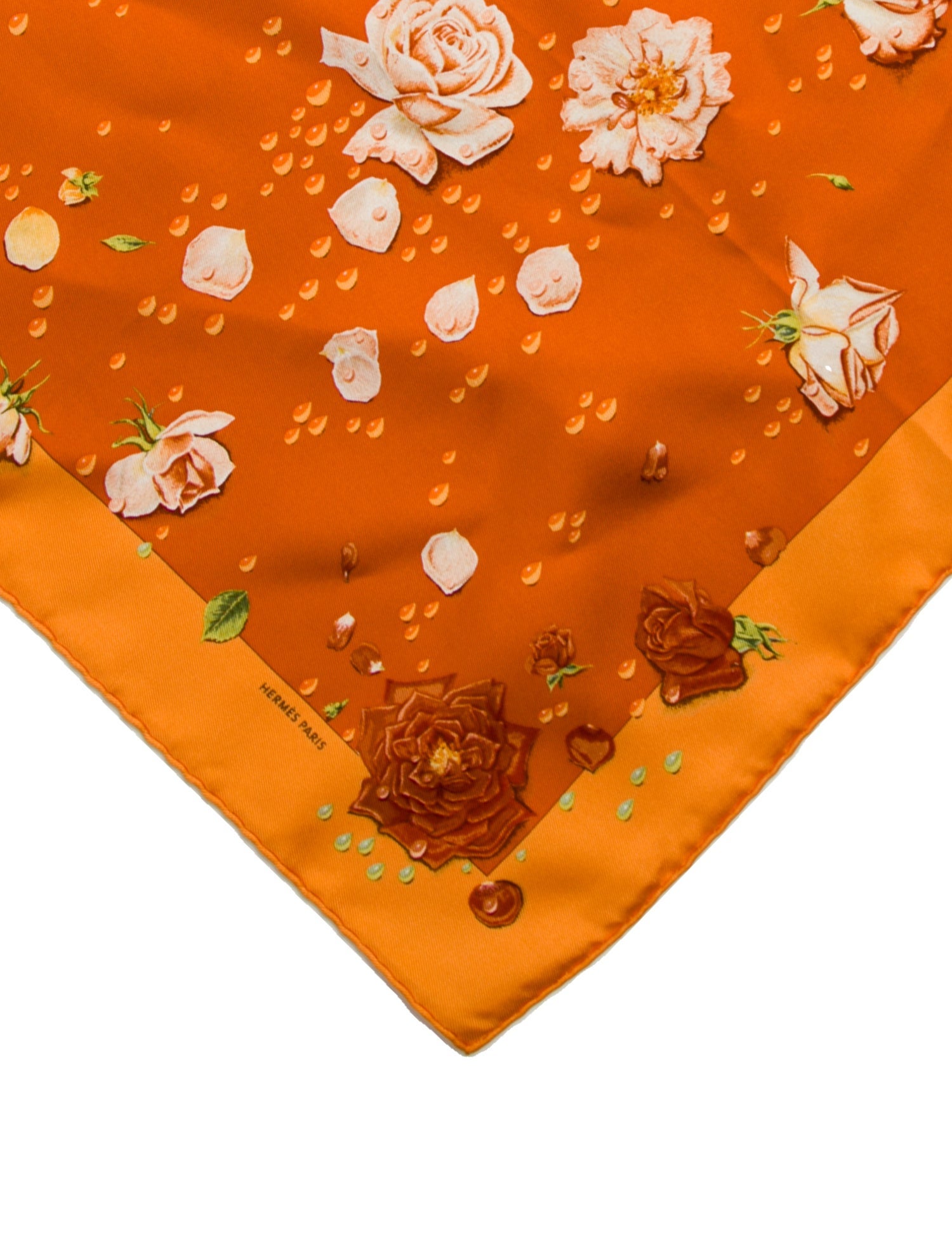 Hermès La Rosée Silk Scarf