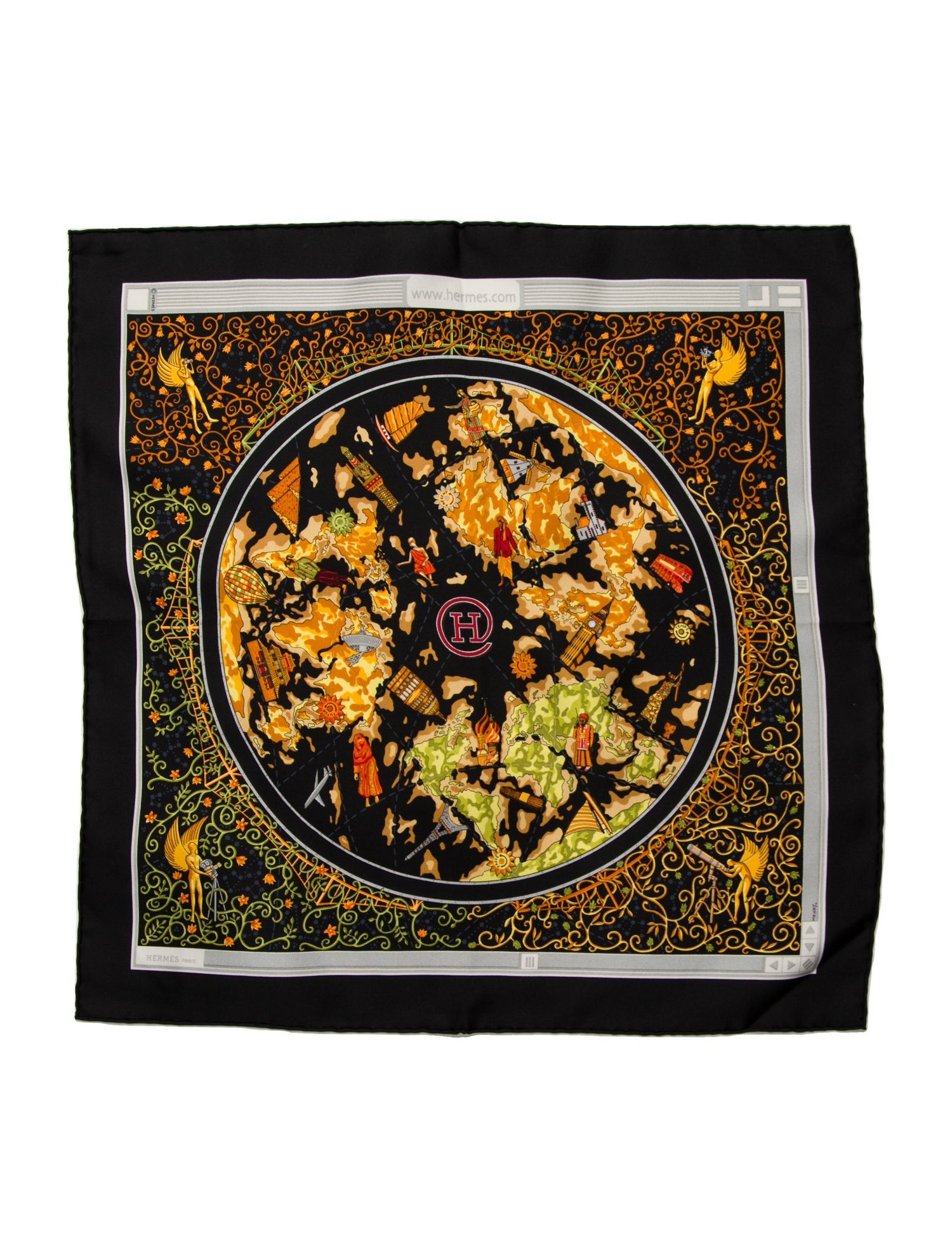 Hermès www.hermes.com Silk Scarf