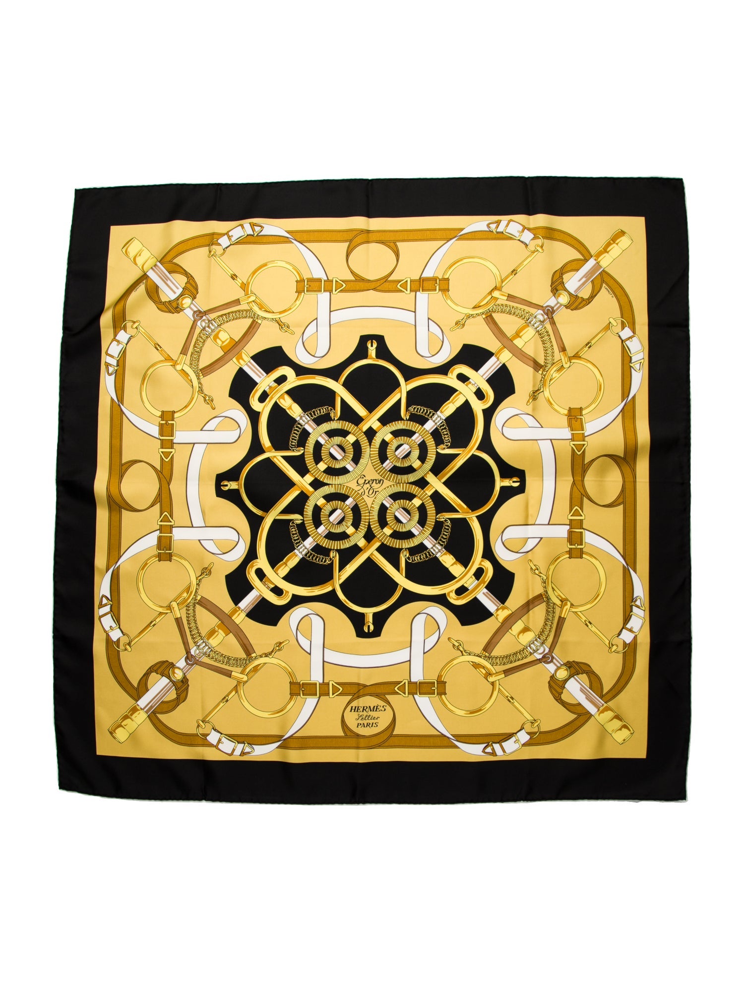 Hermès Eperon D'Or Silk Scarf