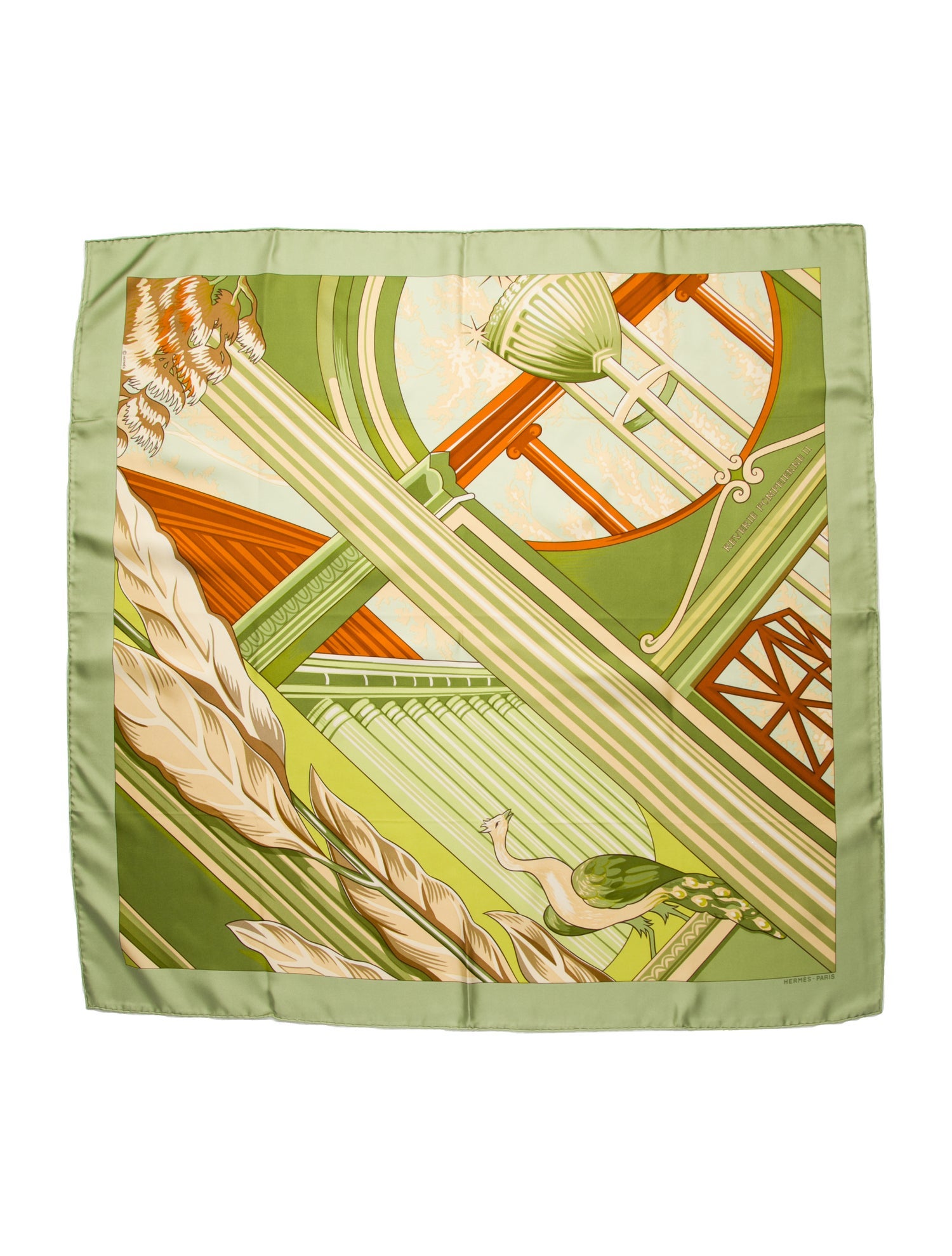 Hermès Reverie Pompeienne II Silk Scarf