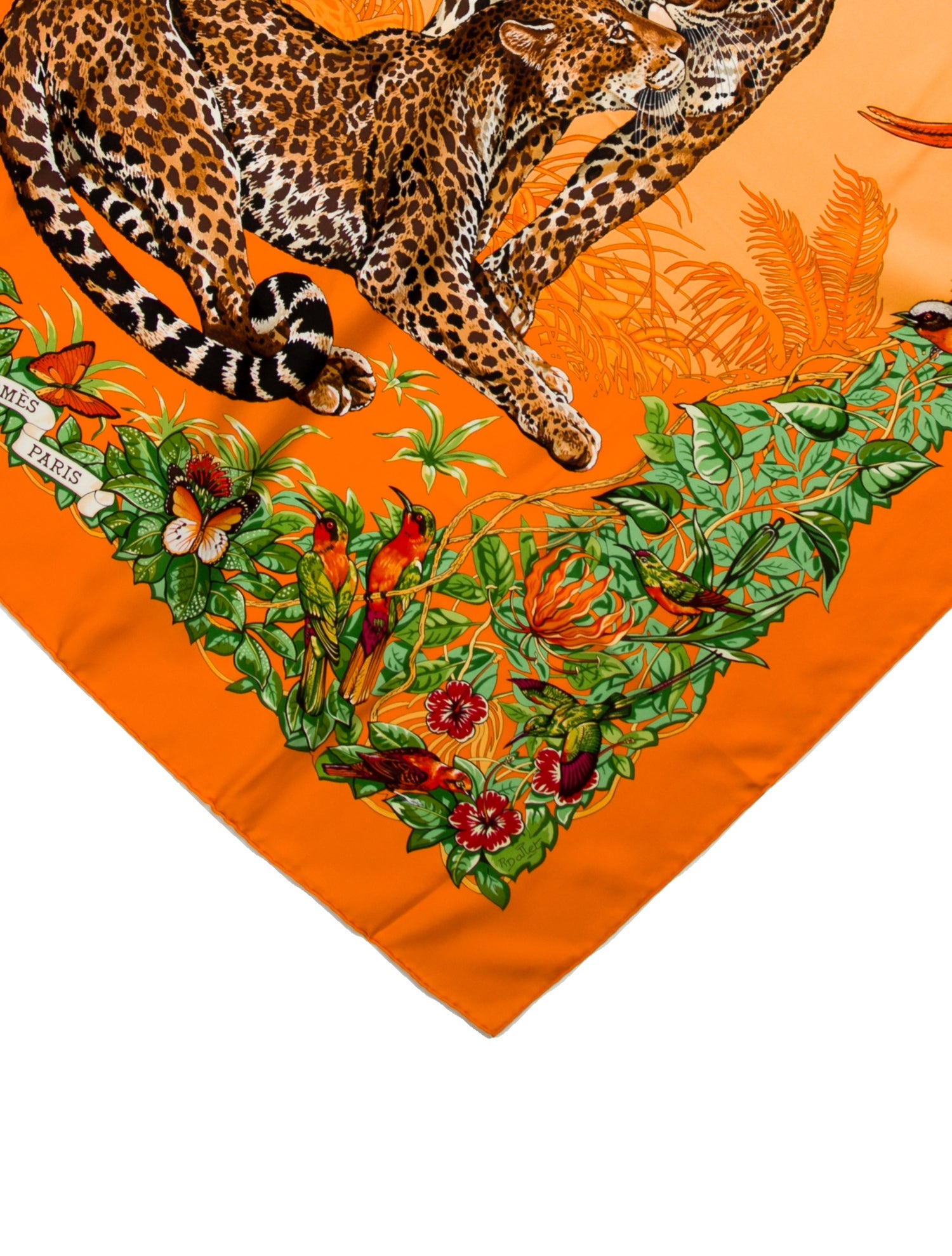 Hermès Jungle Love Silk Scarf