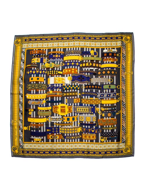 Hermès Colliers de Chiens Silk Scarf