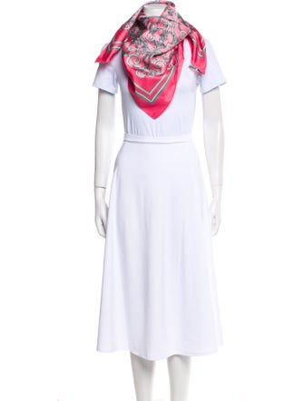 Hermès Les Tuileries Silk Scarf