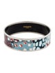 Hermès Wide Enamel Bangle Bracelet