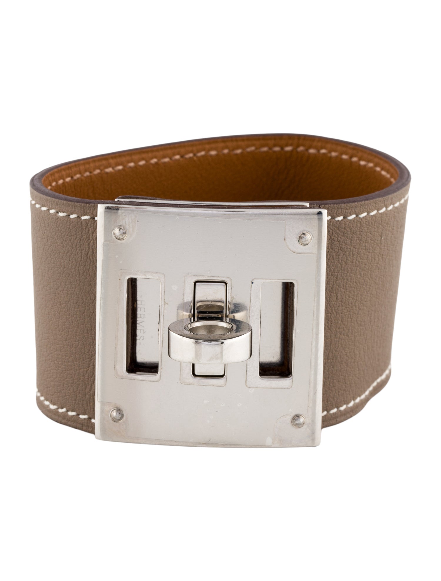 Hermès Leather Kelly Dog Bracelet