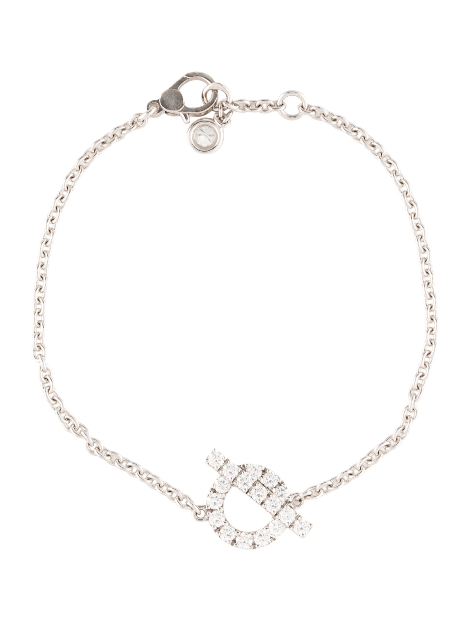 Hermès 18K Diamond Finesse Bracelet