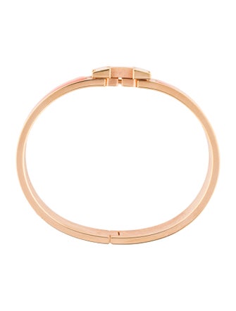 Hermès Enamel Clic H Bracelet