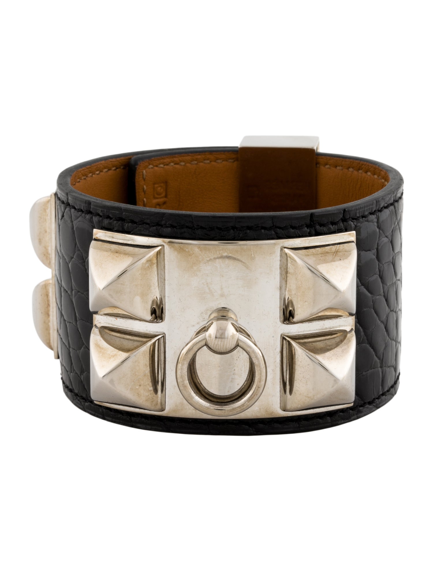 Hermès Alligator Collier de Chien Wrap Bracelet