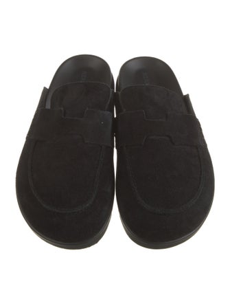 Hermès Go Suede Mules