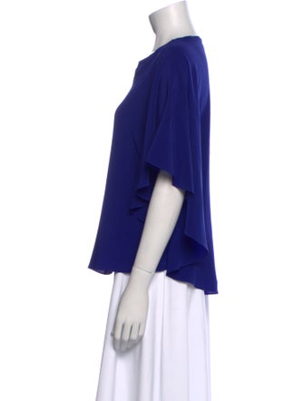 Hermès Silk V-Neck Blouse