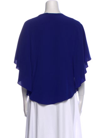 Hermès Silk V-Neck Blouse