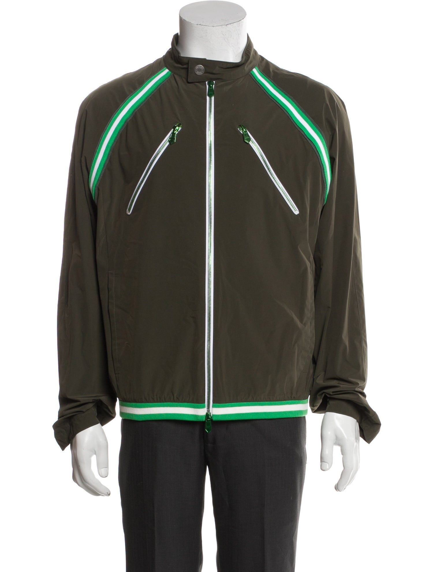 Hermès Striped Windbreaker