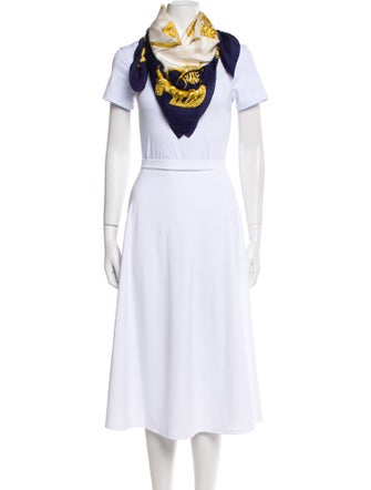 Hermès Les Cavaliers d'Or Silk Scarf