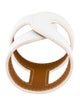 Hermès Leather Ano Cuff Bracelet