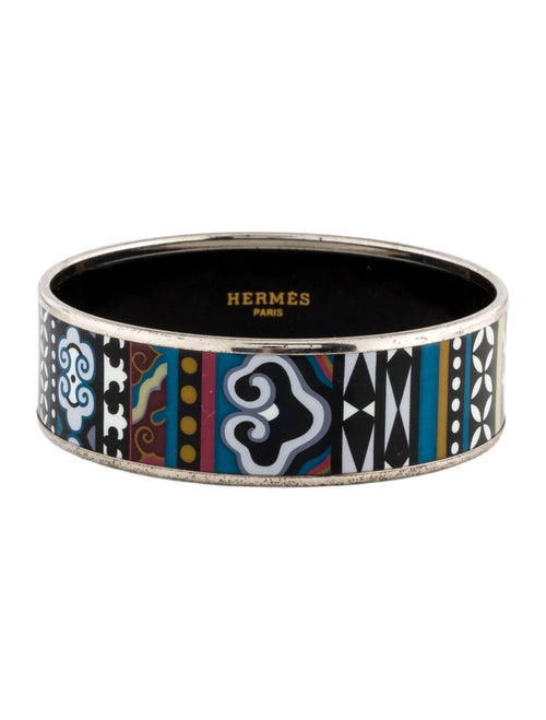 Hermès Enamel Extra Wide Bangle