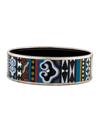 Hermès Enamel Extra Wide Bangle