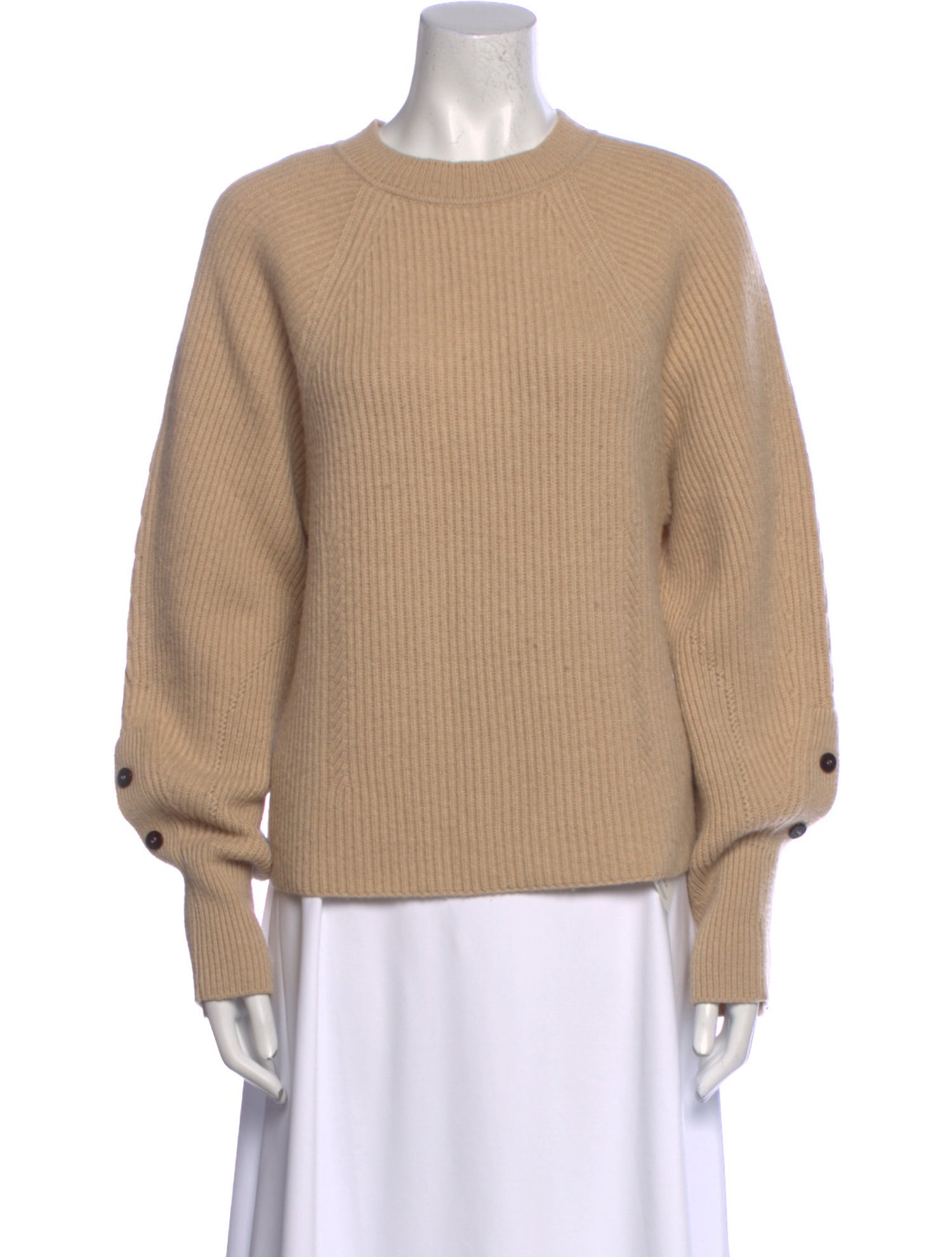 Hermès Camel Hair Crew Neck Sweater