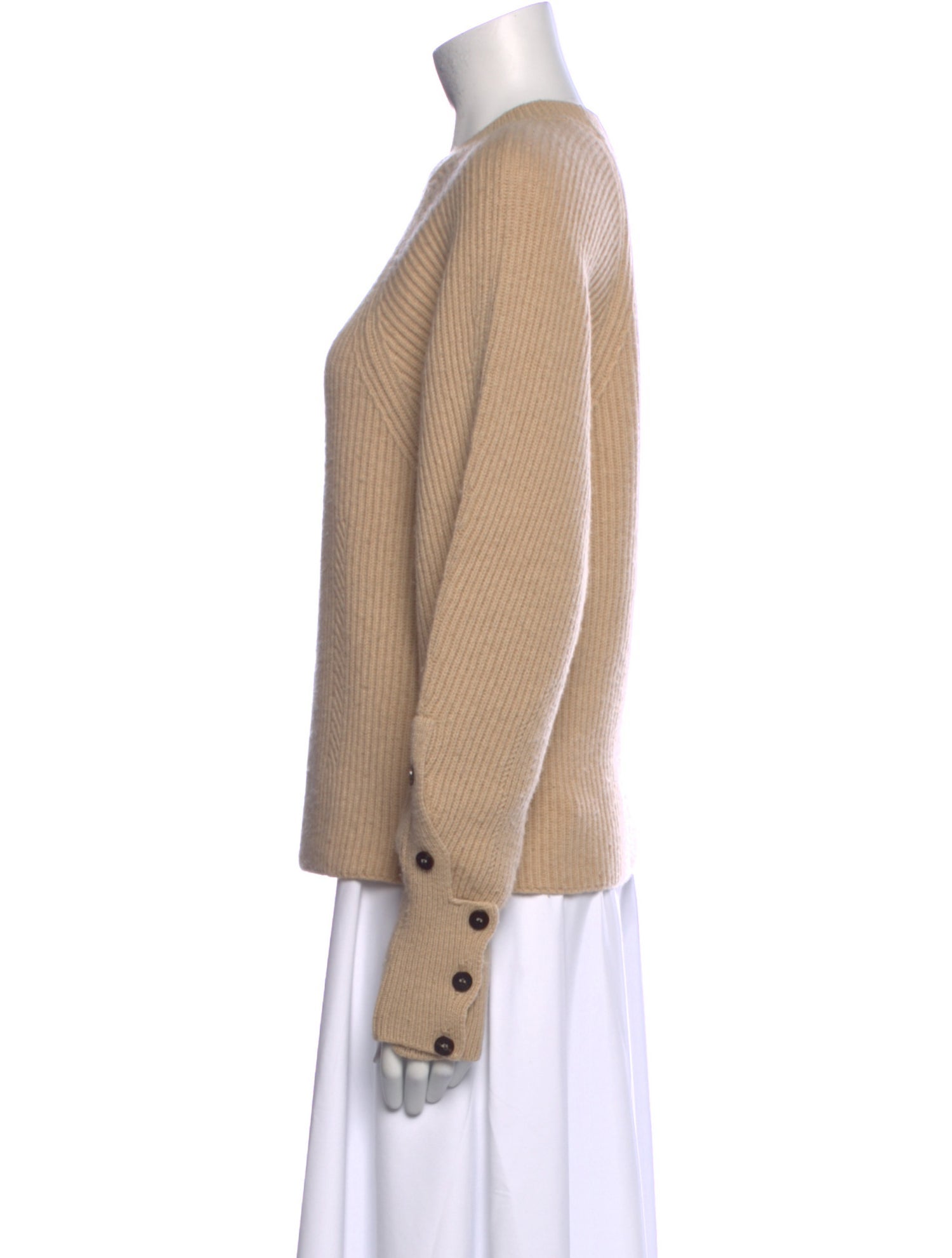 Hermès Camel Hair Crew Neck Sweater