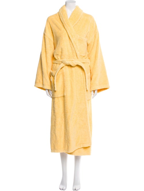 Hermès Embroidered Accent Robe