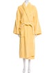 Hermès Embroidered Accent Robe