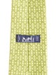 Hermès pattern silk tie