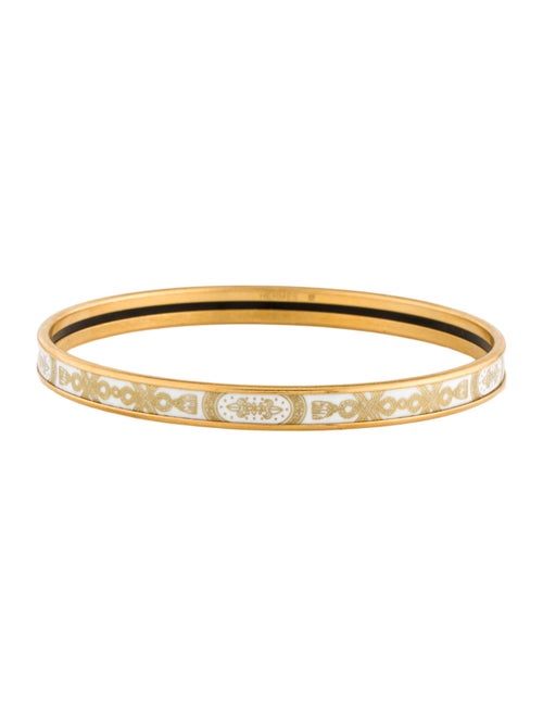 Hermès Enamel Grand Apparat Extra Narrow Bangle