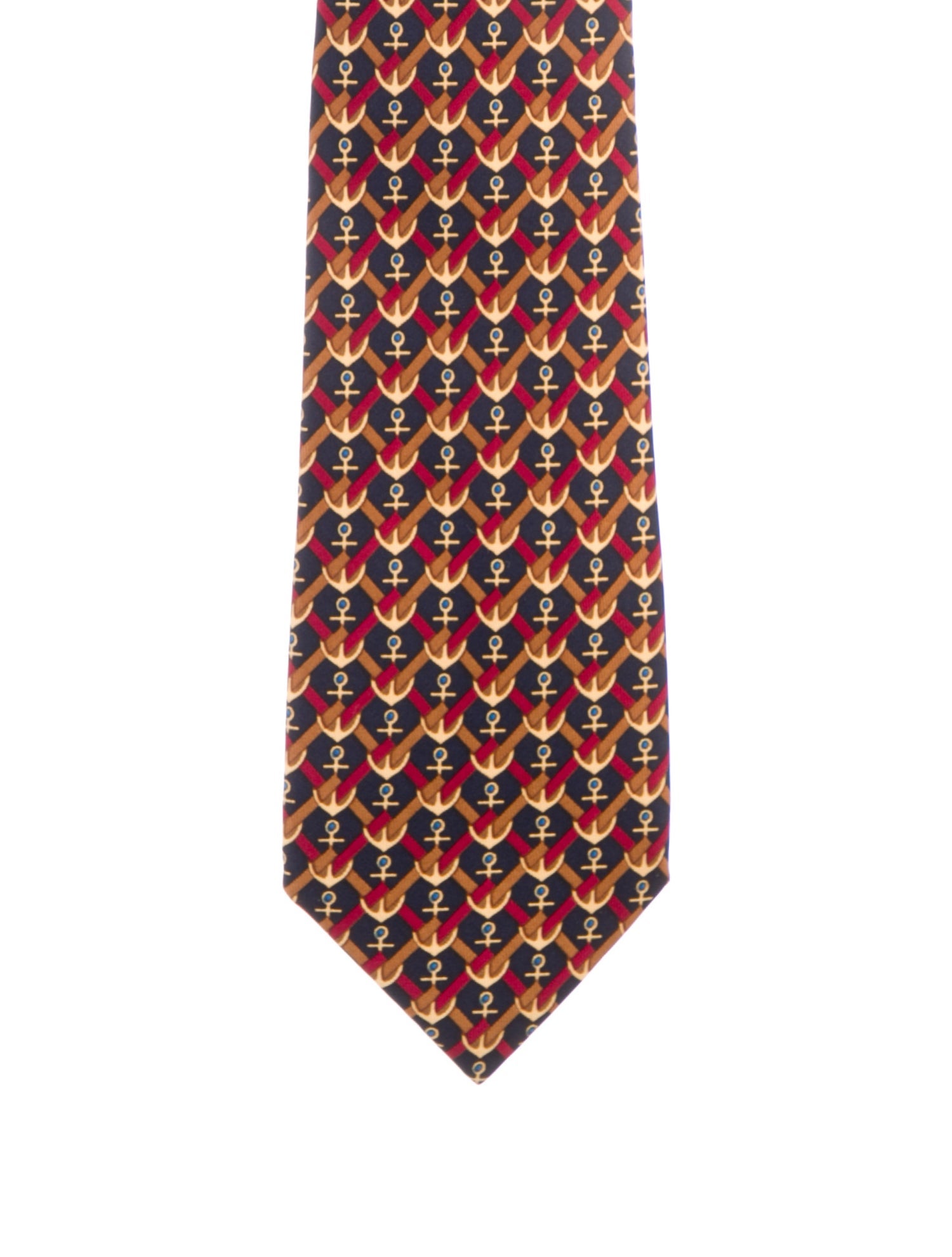 Hermès Patterned Tie