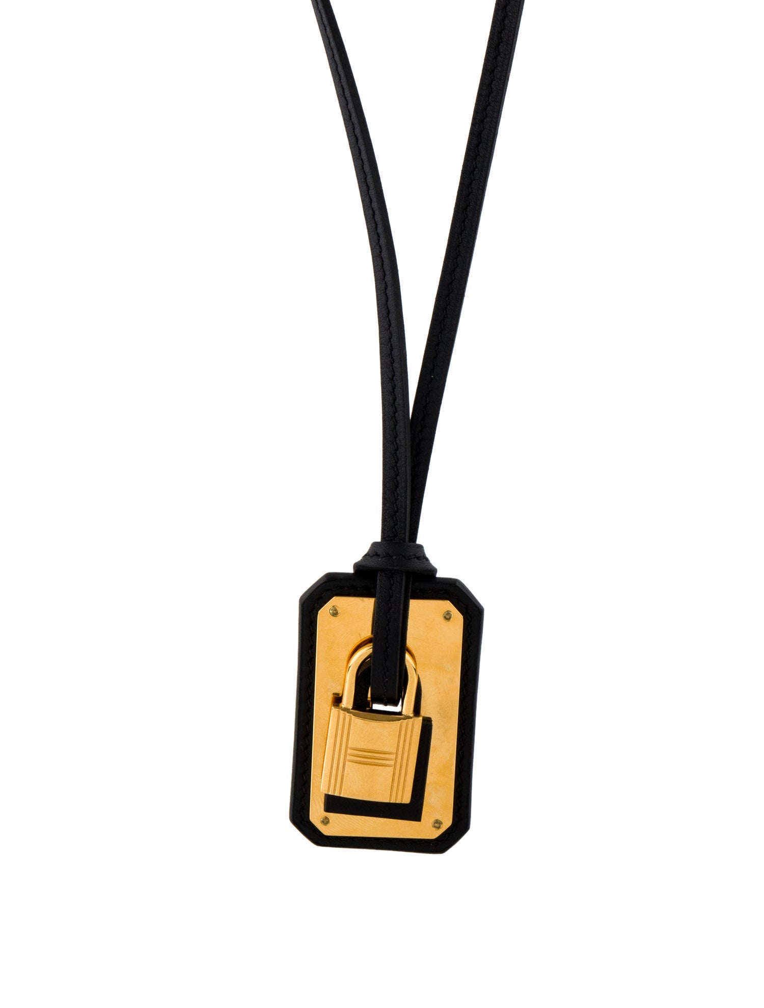 Hermès Leather O'Kelly Pendant Necklace