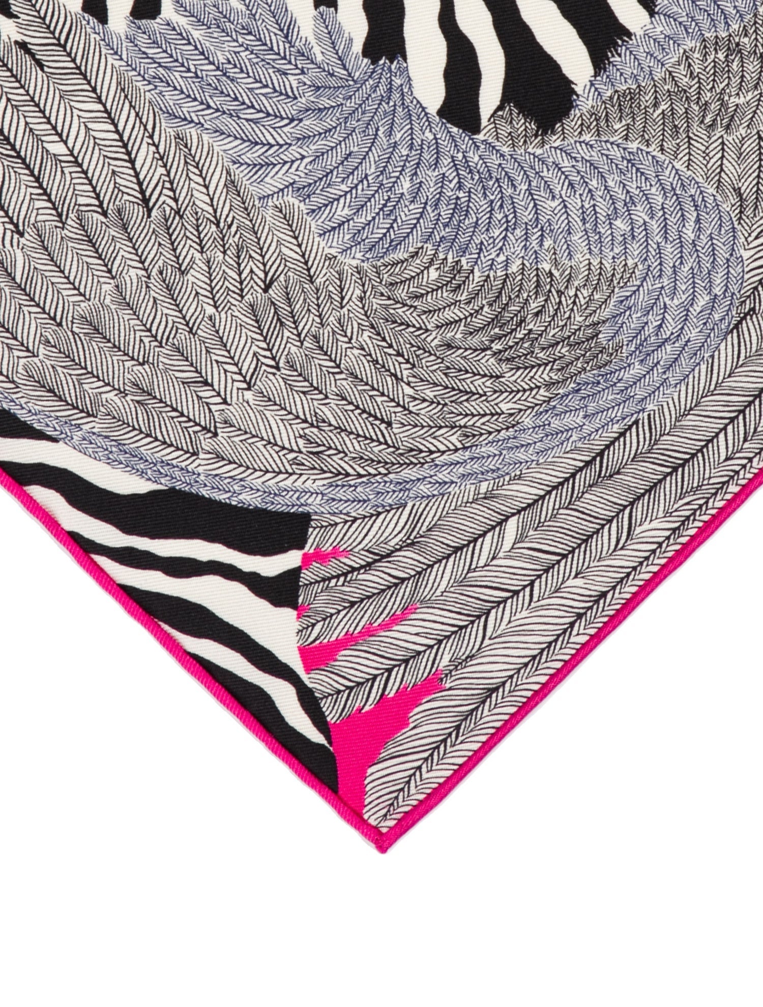 Hermès Zebra Pegasus Nano Silk Scarf w/ Tags