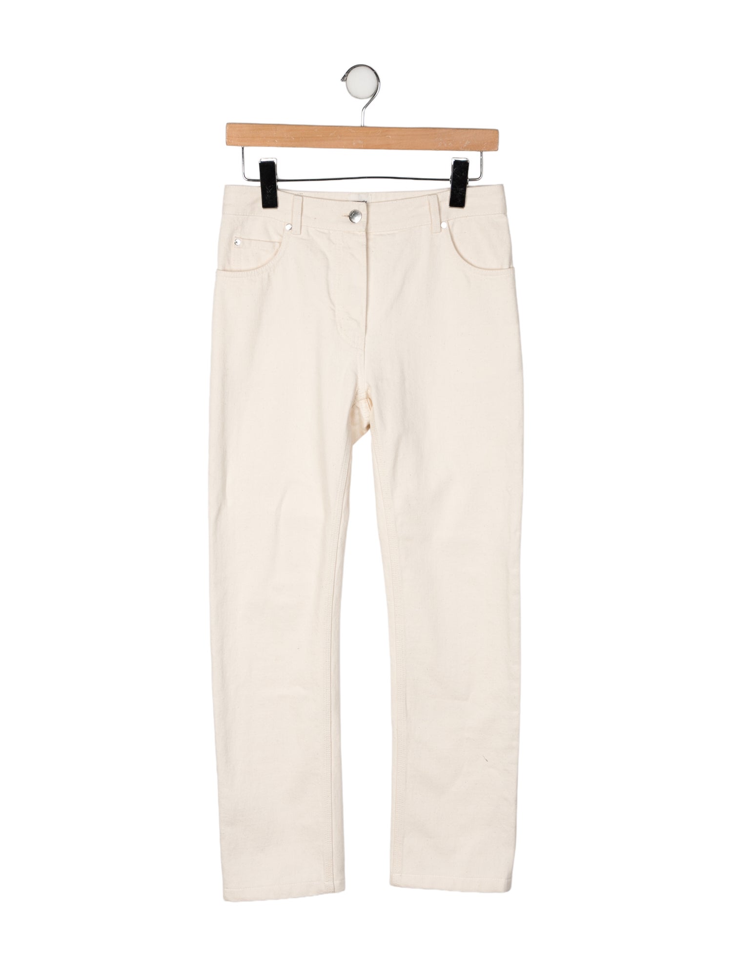 Hermès Mid-Rise Straight Leg Jeans