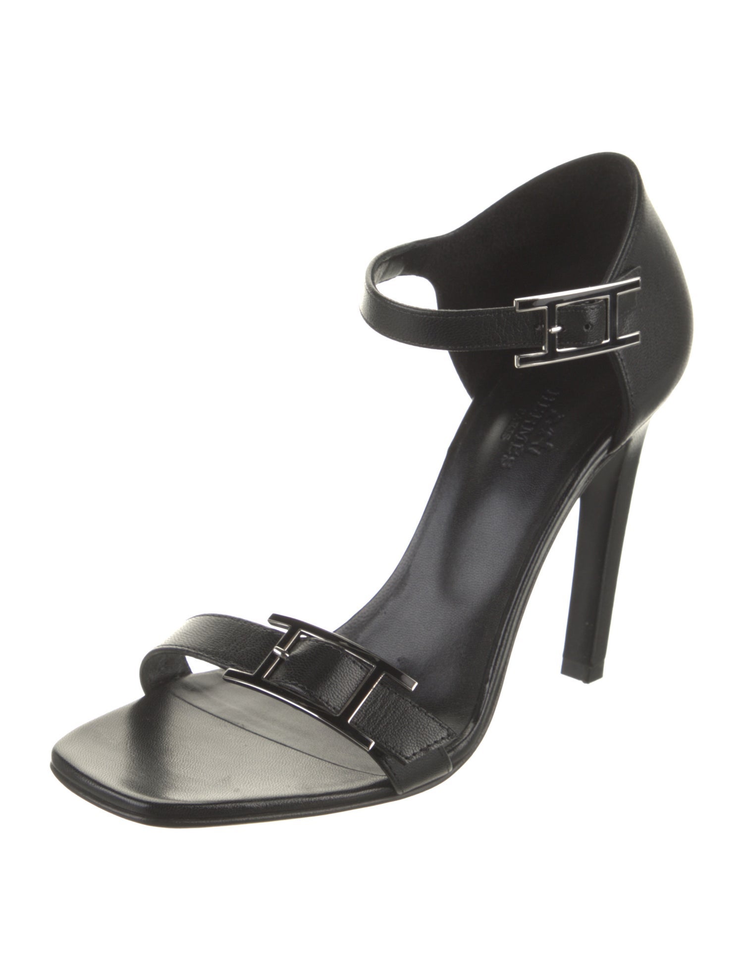 Hermès Judy 105 H Logo Sandals