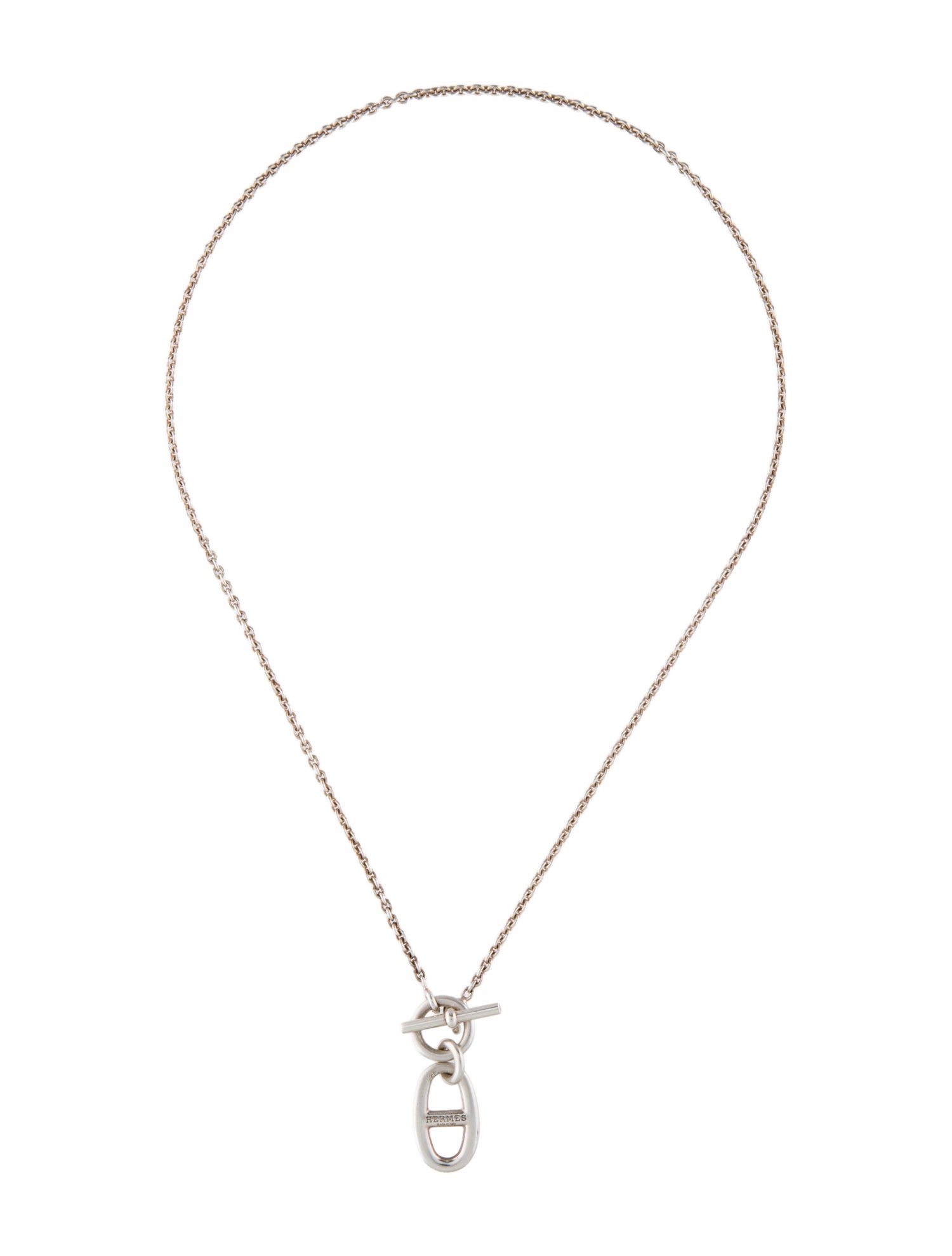 Hermès Chaine d'Ancre Pendant Necklace