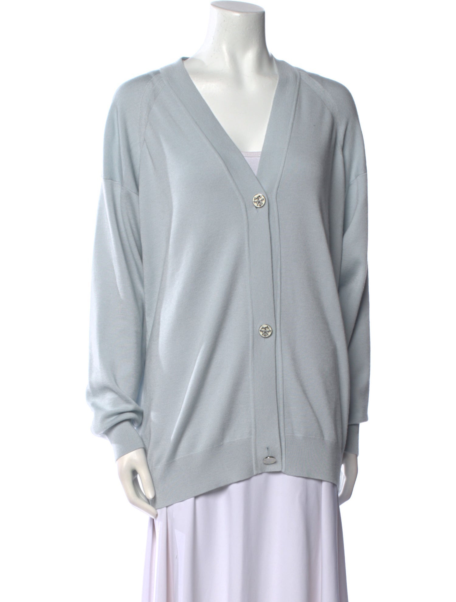 Hermès Cashmere V-Neck Sweater w/ Tags