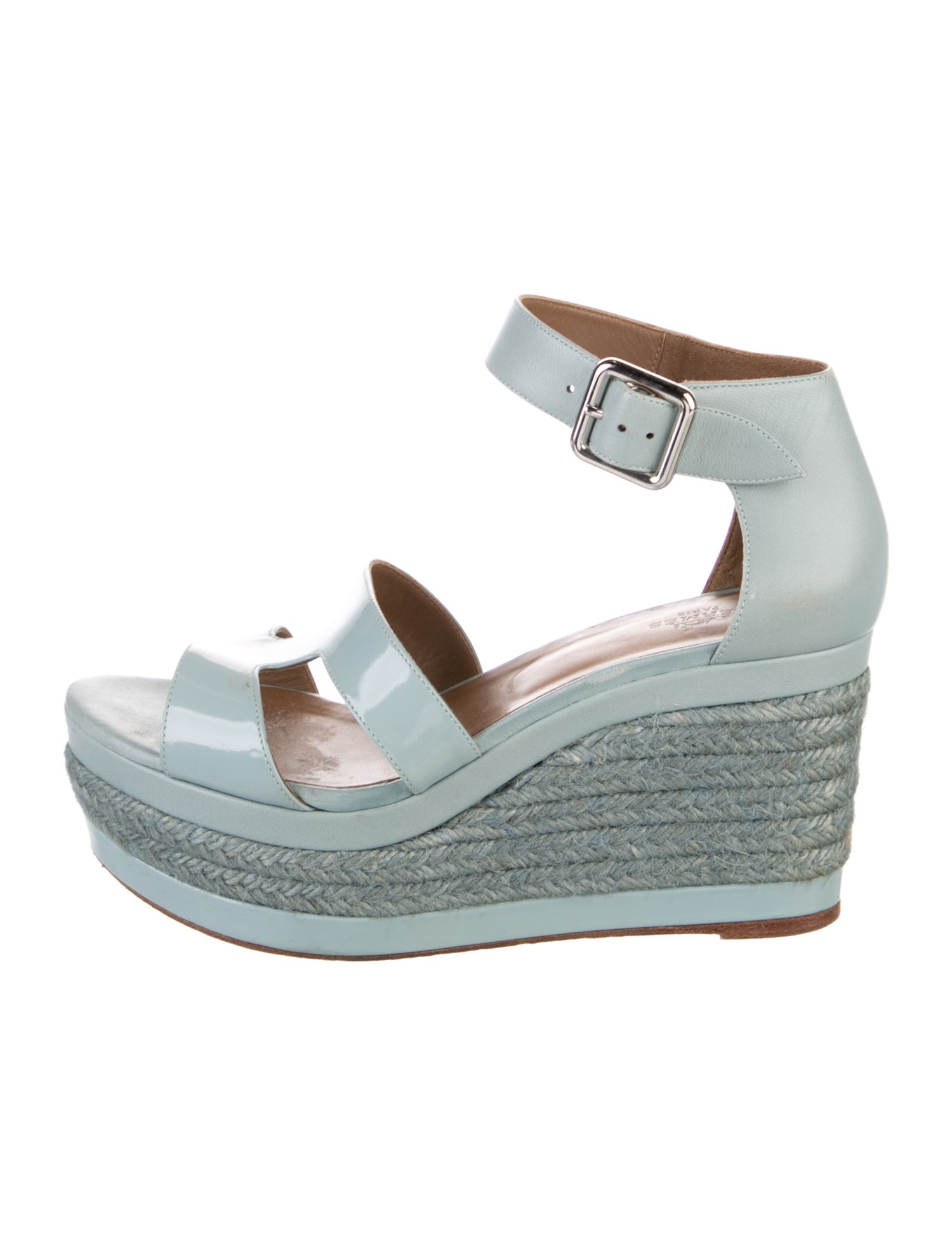 Hermès Tilana Patent Leather Espadrilles