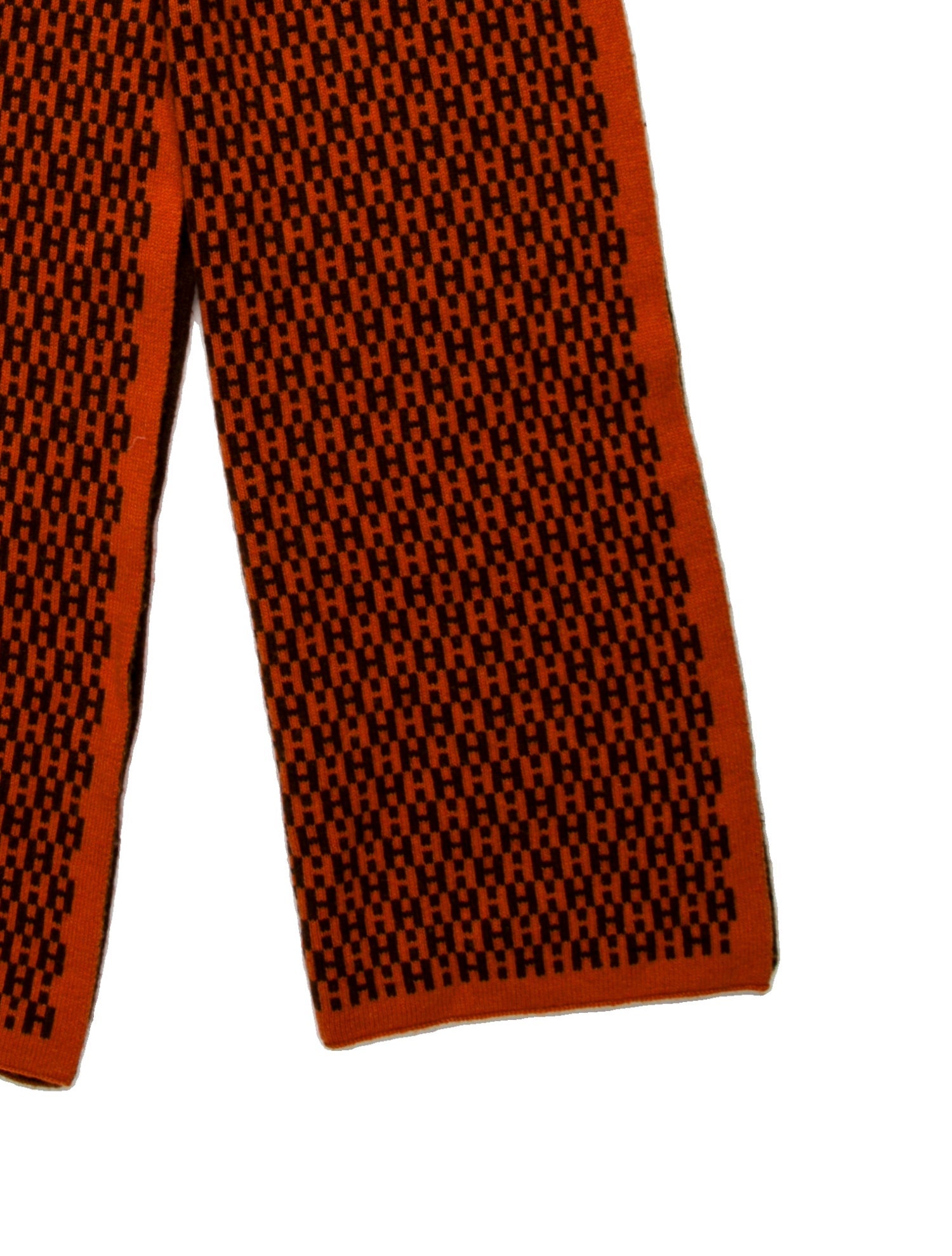 Hermès Cashmere H Logo Scarf