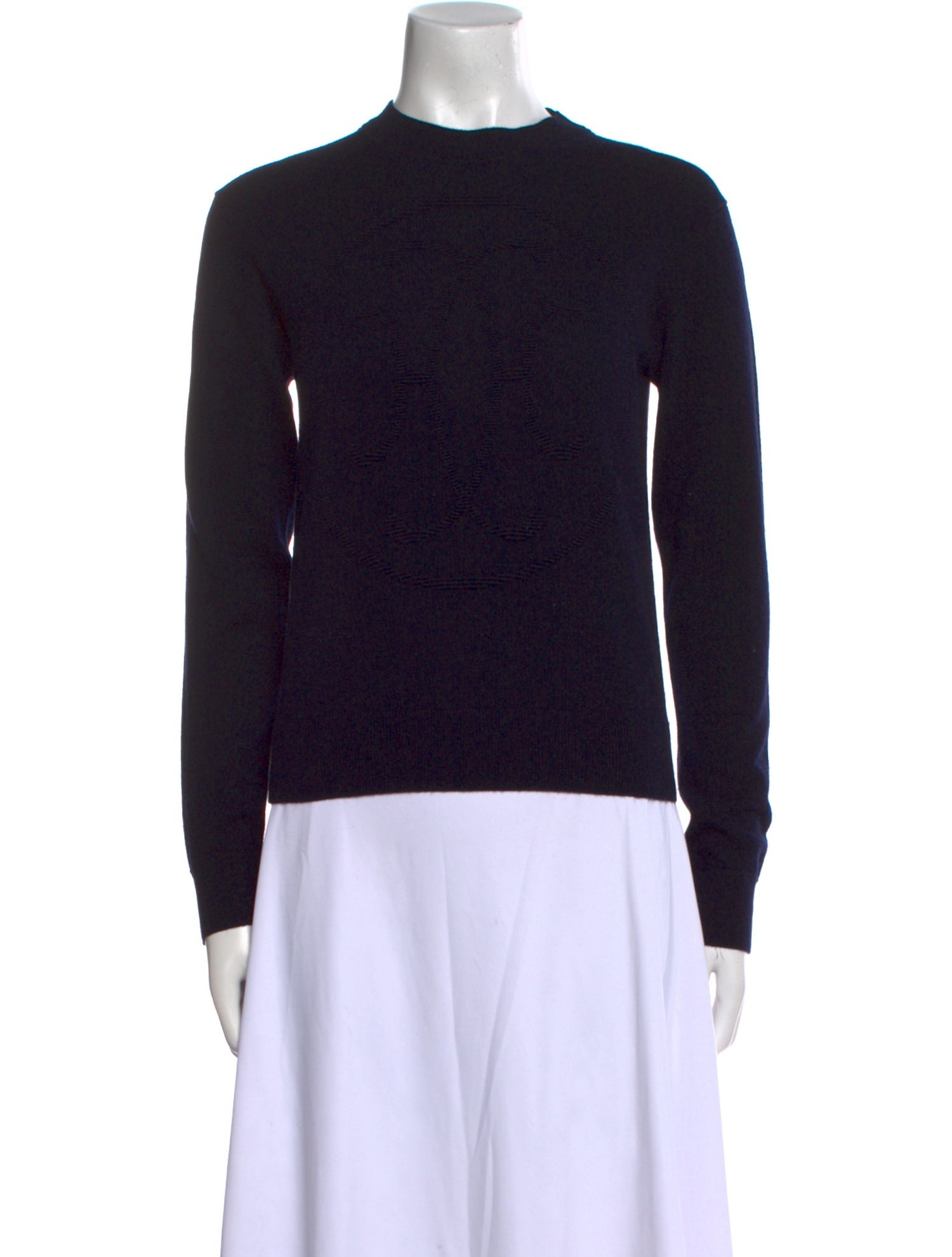 Hermès Cashmere Mock Neck Sweater