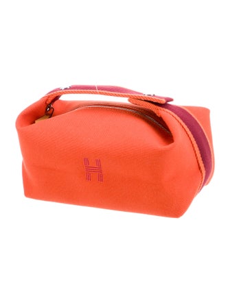 Hermès Small Toile Bride-A-Brac Case