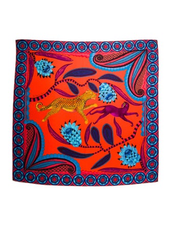Hermès The Savana Dance Cashmere Scarf